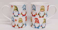 Load image into Gallery viewer, Rainbow Decors Lucky Gonks Mugs Set of 4 Bone China 300ml Windsor Cups Hand Decorated UK