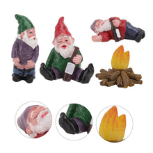 Load image into Gallery viewer, BESPORTBLE 4pcs Dwarf Ornaments Resin Landscape Decor Unique Garden Statues Potted Plant Decorations Resin Craftsmanship