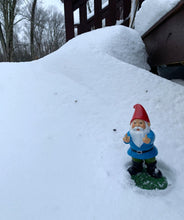 Load image into Gallery viewer, Gnometastic The Original Double Bird Garden Gnome Statue, 8.45" Tall