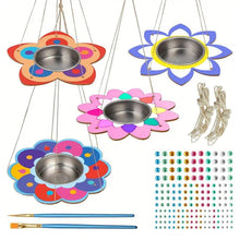 Load image into Gallery viewer, TYXHXTF 4 Pack Bird Feeders, Paint Your Own Bird Feeders, DIY Wooden Arts and Crafts for Boys Girls Outdoor Garden Decoration