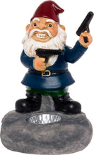 Load image into Gallery viewer, GreenLighting Solar Outdoor Second Amendment Lawn Gnome - Light Up Garden Statue by