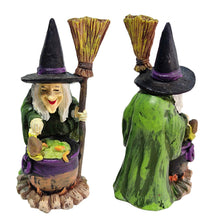 Load image into Gallery viewer, Fowybe Halloween Witch Figures | Wizard and Witch Figures - Psychological Sand Table Ornaments Resin Halloween Decorations for Home 1 Piece