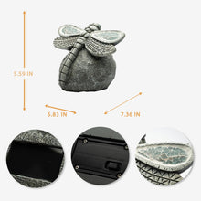 Load image into Gallery viewer, Rezpuao Garden Statue Dragonfly,Solar Dragonfly Decor for Outdoor,Resin Dragonflies Figurine with Solar Light for Patio,Balcony,Yard,Lawn Ornament,Perfect Garden Gift