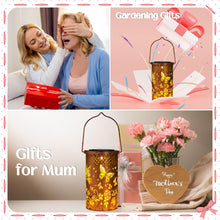 Load image into Gallery viewer, Birthday Gifts for Women, Solar Garden Ornaments Outdoot Butterfly Solar Lanterns Garden Decorations Lights, Perfect Butterfly Gifts for Women Mum Grandma, Birthday Presents Unique