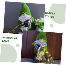 Load image into Gallery viewer, ULTECHNOVO Garden Gnome Solar Lamp Outdoor Lawn Gnome Decoration for Garden Backyard Patio Energy Saving Solar Powered Lighted Statue for Courtyard Lawn Decor