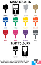 Load image into Gallery viewer, 3 Gnomes Gonks Vinyl Decal Sticker for Car/Window/Wall (Black Gloss)