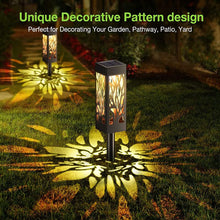 Load image into Gallery viewer, WdtPro Solar Lights Outdoor Garden, 6 Pack Garden Lights Solar Powered Waterproof with Warm White LED Lights, Solar Garden Ornaments Outdoor for Patio, Yard, Pathway Dusk to Dawn Auto On/Off
