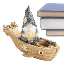 Load image into Gallery viewer, Générique Garden Figurine, GNOME Statue, Weather-Resistant Resin Nautical-Themed Outdoor GNOME Ornament for Beach Lovers Tabletop Lawn Patio Backyard Porch Balcony Decoration, 280 g