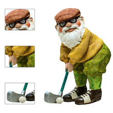 Load image into Gallery viewer, Funny Garden Gnomes, Old Man Playing Golf Waterproof Resin Garden Gnomes, Outdoor Garden Decorations Mini Statue Home Crafts Garden Gnomes for Yard, Lawn, Desktop,