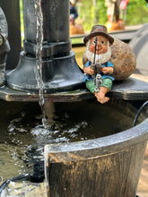 Load image into Gallery viewer, Fairy Garden Gnome Statues Miniature Dwarf Elf Fishing Figurines Outdoor Landscape Ornaments for Yard Lawn Pond Pool Riverside Decoration (Gnome)