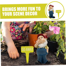 Load image into Gallery viewer, ibasenice 1Set Adorable Resin Gnome Statue Garden Gnome Ornaments for Home Decor for Festival and Landscaping Charming Design for Desktop Display