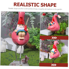 Load image into Gallery viewer, SUPVOX Naughty Gnome Statue Flamingo Wear Resistant Resin Dwarf Garden Ornament for Outdoor Lawn and Lightweight for Courtyards and Parties