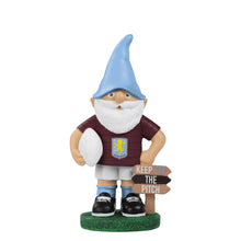 Load image into Gallery viewer, FOCO Officially Licensed Aston Villa FC Keep Off The Pitch Football Garden Gnome