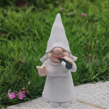 Load image into Gallery viewer, MINICAR Funny Garden Gnomes Statues Outdoor Decor Naughty Gnome Sculptures Yard Lawn Patio Decorations (Drinking Gnome Female)