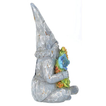 Load image into Gallery viewer, Azuma Garden Ornament Solar Power 6 White LED Lights Outdoor Decoration 29cm Gnome