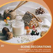 Load image into Gallery viewer, Happyyami 1pc Dwarf Ornaments Gnome Garden Accessories Funny Garden Figurine Mini Gnome Collectible Lawn Statues Miniture Decoration Out Door Decor Doll Artwork Lovely Gnome Statue Resin