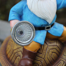 Load image into Gallery viewer, Qyljeiwred Solar Turtles for Outdoors | Solar Turtle Figurine Light with Gnome - Waterproof Tortoise Sculpture for Outdoor Courtyard Poolside Patio Garden Decoration