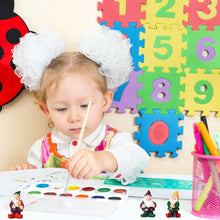 Load image into Gallery viewer, 7 Pieces Gnomes Fairy Resin Statues Mini Garden Statues Decoration Gnome Tale Statue with 2 Hedgehog Statues and 1 Mushroom Decor for Christmas Holiday Festival Decoration, Relatives Friends Kids