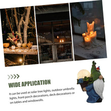 Load image into Gallery viewer, Toyvian 1Pc Creative Gnome Decorative Resin Craft Light Unique Dwarf Garden Ornament for Outdoor Decor Solar Powered Lawn Lamp for Pathways and Gardens Adds Warmth and Charm