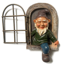 Load image into Gallery viewer, Together-life Garden Gnomes Elf Out The Door Tree Hugger, 3D Dwarves Outdoor Tree Sculpture Garden Peeker Figurine Yard Art Garden Decoration