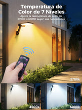 Load image into Gallery viewer, Moman Solar Lamp for Outdoors, 48 LED Solar Outdoor Light with Motion Sensor, 3 Modes, IP65 Waterproof Solar Spotlight with Remote Control for Garden Garage, Solar Lamp, Outdoor Motion Sensor LED Wall