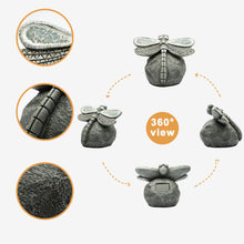 Load image into Gallery viewer, Rezpuao Garden Statue Dragonfly,Solar Dragonfly Decor for Outdoor,Resin Dragonflies Figurine with Solar Light for Patio,Balcony,Yard,Lawn Ornament,Perfect Garden Gift