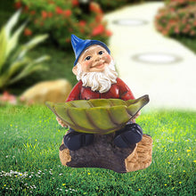 Load image into Gallery viewer, Gnome Birdfeeder Statue Garden Lawn Porch Outdoor Balcony Household Decoration Garden Gnome Statues Outdoor