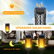 Load image into Gallery viewer, Joltix Solar Lights, 6 Pack Solar Flame Lights, IP65 Waterproof Solar Flickering Dancing Lights,Landscape Lighting Auto On/Off for Outdoor Garden Patio Pathway Yard Driveway Halloween Decorative.