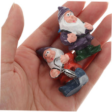 Load image into Gallery viewer, ULTECHNOVO 1Set Adorable Resin Dwarf Doll Garden Decor of Unique Gnome Figurines for DIY Outdoor Decoration for Enhancing Your Garden Charm