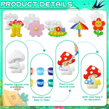 Load image into Gallery viewer, Seenelling 24 Sets Ceramics to Paint Kids Arts and Crafts Painting Kit Unpainted Plaster Statues Paint Your Own Ceramics DIY Paintable Plaster Figurines for Boys Girls Party Decor (Classic)
