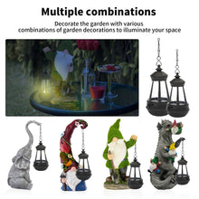 Load image into Gallery viewer, Solar Gnome Light Replacement - Plastic Solar Hanging LED Lantern for Outdoor DIY Fairy Garden Decor