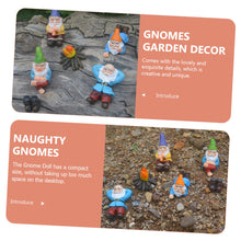 Load image into Gallery viewer, Happyyami Hanging Garden Ornaments Set of Resin Gnomes Decorative Gnomes Garden Statues for Outdoor Landscape