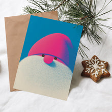 Load image into Gallery viewer, Wee Blue Coo Santa Gonk Gnome Pink Blue Fun Xmas For Child Kids Christmas Card