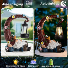 Load image into Gallery viewer, twinbling Garden Gnomes Outdoor Statues with Solar Light Funny Gnome Decor Gifts for Women Mom Gnomes Decorations for Home Patio Lawn Yard Garden Decor