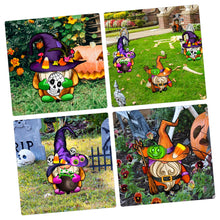 Load image into Gallery viewer, BESPORTBLE 3pcs Halloween Gnome Signs Festive Outdoor Acrylic Decorations for Lawn Garden Halloween Stake Decor for Boys and Girls Adults