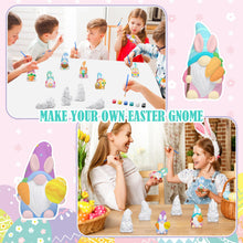 Load image into Gallery viewer, Foilswirl 8 Pcs Gnome Ceramics to Paint Ready to Paint Your Own Ceramic Gnome Statues DIY Unpainted Ceramics Paintable Figurines Kit Crafts with Brush Palette