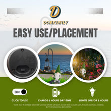 Load image into Gallery viewer, Dcmkimilv Garden Outdoor Decor Statues Figurine Solar Lights Stakes, Gifts for Mom,Patio Balcony Yard Lawn Ornament Decor,Waterproof Decorative Lights,Year-Round Delight
