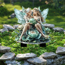 Load image into Gallery viewer, Fairy Figurines - 2D Fairy Garden Fairies for Plant Pots,Garden Gnome Figurines, Fairy Garden Accessories, Fence Ornament for Fairy Garden Desk Ornament