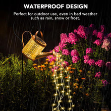 Load image into Gallery viewer, GLOBAL GOLDEN Solar Watering Can Light, LED Solar String Lights Waterproof Dual Mode Water Can Lights for Garden Patio Yard Pathway Lantern Plant Decoration