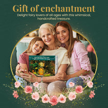 Load image into Gallery viewer, Opening Fairy Door & Window Set for Trees - Fairy Garden Kit with Light, Decor