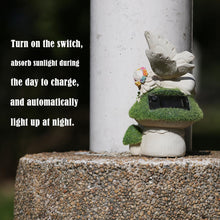 Load image into Gallery viewer, A.F.N.A.L Fairy Outdoor Statue with Solar Light Garden Decoration Gift for Patio, Porch & Lawn, Waterproof Resin Sculpture Sleeping Fairy Figurine Ornament, 7.6" x 4.5" x 4.1"