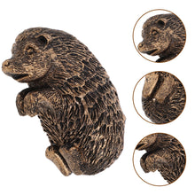 Load image into Gallery viewer, Happyyami Garden Gnome Statue Hedgehog Flower Pot Decor Outdoor Animal Sculpture Resin Garden Ornament