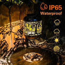 Load image into Gallery viewer, Gnomes Solar Lanterns Outdoor Waterproof,Hanging Solar Lights Gnome Gifts for Women Metal LED Decorative Light for Yard,Patio,Lawn,Tabletop,Pathway,Landscape,Garden Gnomes Decor