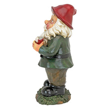 Load image into Gallery viewer, Design Toscano QL1530771 Foul Finger Tipsy Tim Gnome, Full Color Realistic