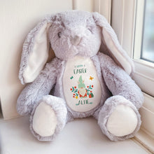 Load image into Gallery viewer, Pomchick - Personalised Happy Easter Gift Bunny with Name | 35 Cm | Easter Gnome| Baby Keepsakes | Gonk Teddy | Soft Plush Rabbit Toys Girl Boy 1st