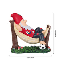 Load image into Gallery viewer, FOCO Officially Licensed Arsenal FC Football Hammock Garden Gnome