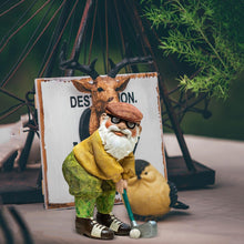 Load image into Gallery viewer, Moageme Golfing Garden Statue, Golfer Garden Outdoor Figurine, Funny Golf Garden Statue Ornaments, Golf Dwarf Resin Handicrafts Decorations for Patio Yard Lawn Home