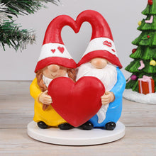 Load image into Gallery viewer, Abaodam Love Gnome Couple Figurine Garden Ornament Wedding Decor Resin Dwarf Statue Valentine's Day
