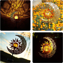 Load image into Gallery viewer, Kizozo Moon Solar Lights for Outdoor Garden, Solar Lights IP65 Waterproof, Ornaments Garden Decoration for Outdoors, Decoration for Patio Pathway Lawn