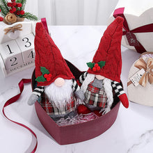 Load image into Gallery viewer, PERMORMAK 2Pcs Christmas Gnomes Decorations Set Handmade Santa Gnome Plush Ornaments Christmas gonk Dwarf Elf Household Felt Decoration Ornaments Valentine Day Thanksgiving Day Gift